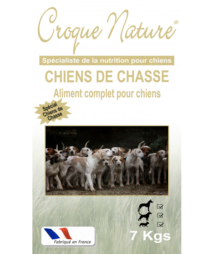 CHIENS DE CHASSE 7 KGS CROQUETTES POUR CHIEN