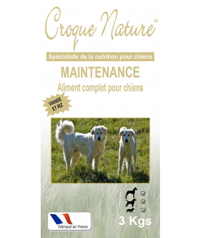 MAINTENANCE 3 KGS CROQUETTES POUR CHIEN