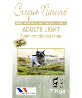 ADULTE LIGHT 7 KGS CROQUETTES POUR CHIEN