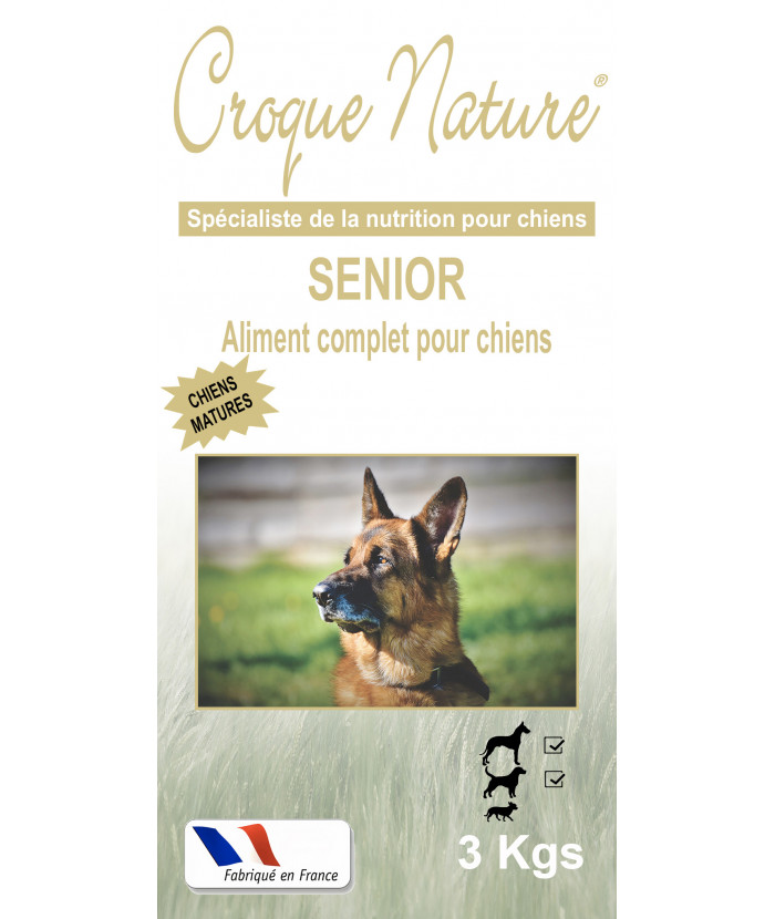 SENIOR 3 KGS CROQUETTES POUR CHIEN