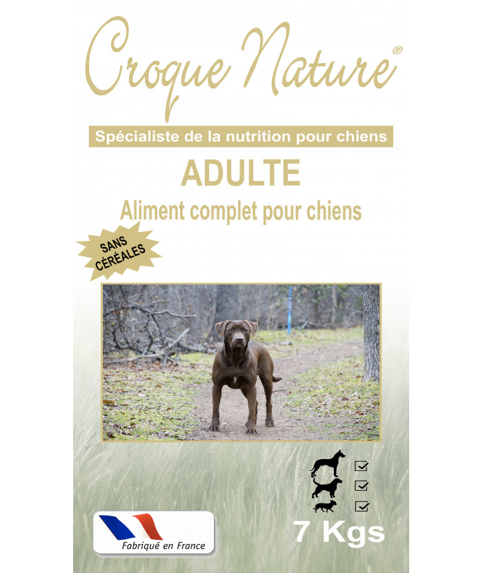 ADULTE SANS CEREALES 7 KGS CROQUETTES POUR CHIEN