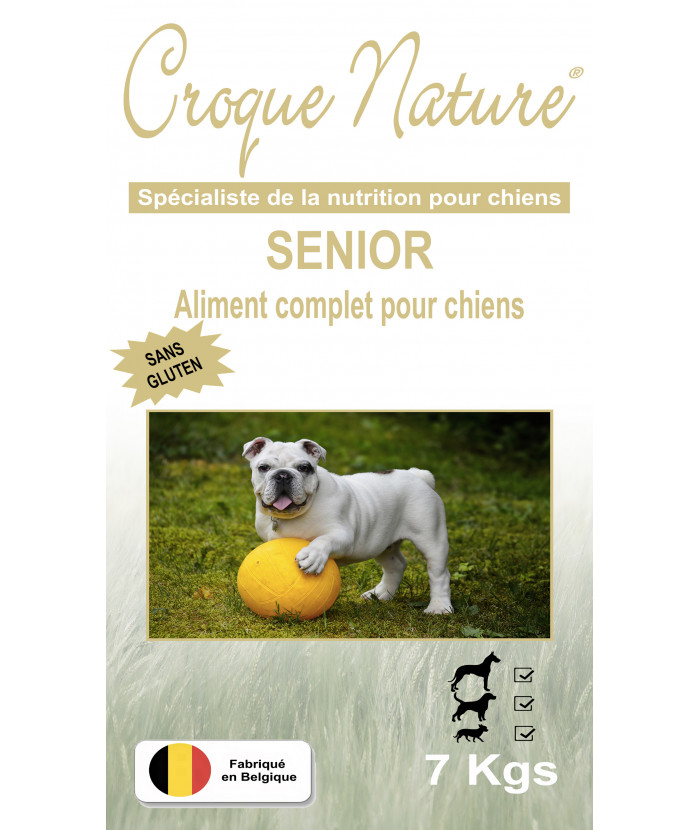 SANS GLUTEN SENIOR 7 KGS CROQUETTES POUR CHIEN