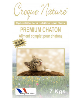 PREMIUM CHATON 7 KGS CROQUETTES POUR CHATON