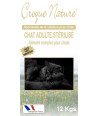 CHAT ADULTE STÉRILISÉ 12 KGS CROQUETTES POUR CHAT