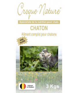 CHATON SANS GLUTEN 3 KGS CROQUETTES POUR CHAT