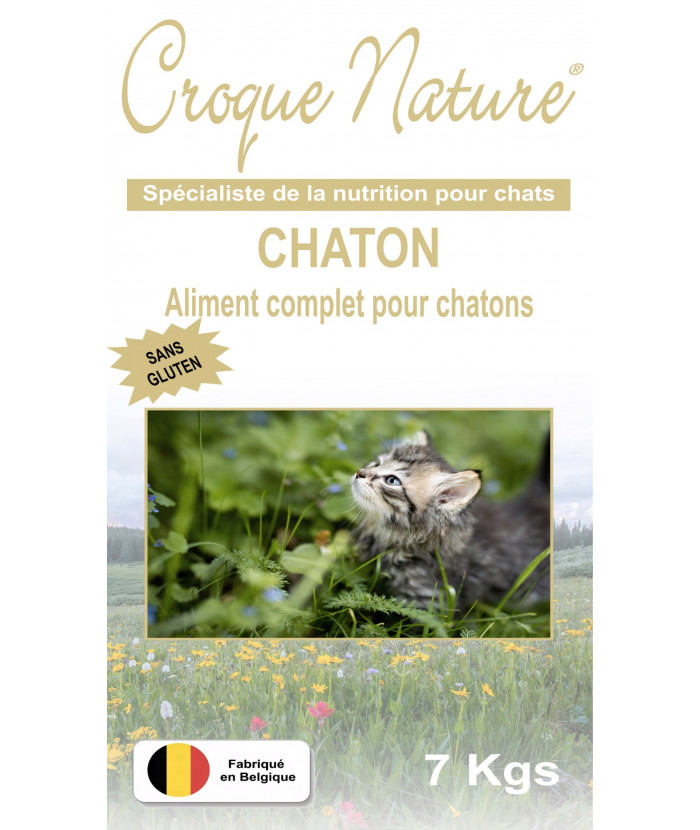 CHATON SANS GLUTEN 7 KGS CROQUETTES POUR CHAT