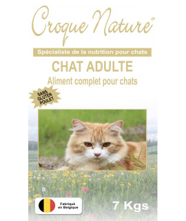 CHAT SANS GLUTEN POULET 7 KGS CROQUETTES POUR CHAT