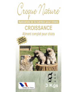 CROISSANCE STANDARD 3KGS CROQUETTES POUR CHIOT