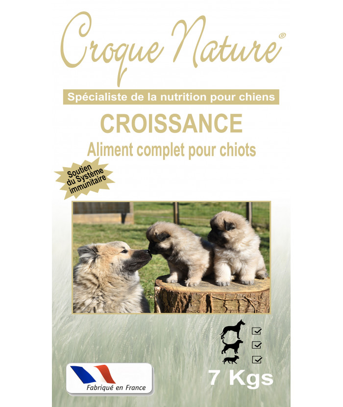 CROISSANCE 7KGS CROQUETTES POUR CHIOT