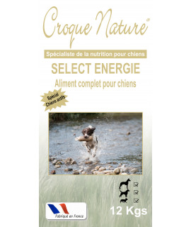 SELECT ENERGIE 12 KGS CROQUETTES POUR CHIEN