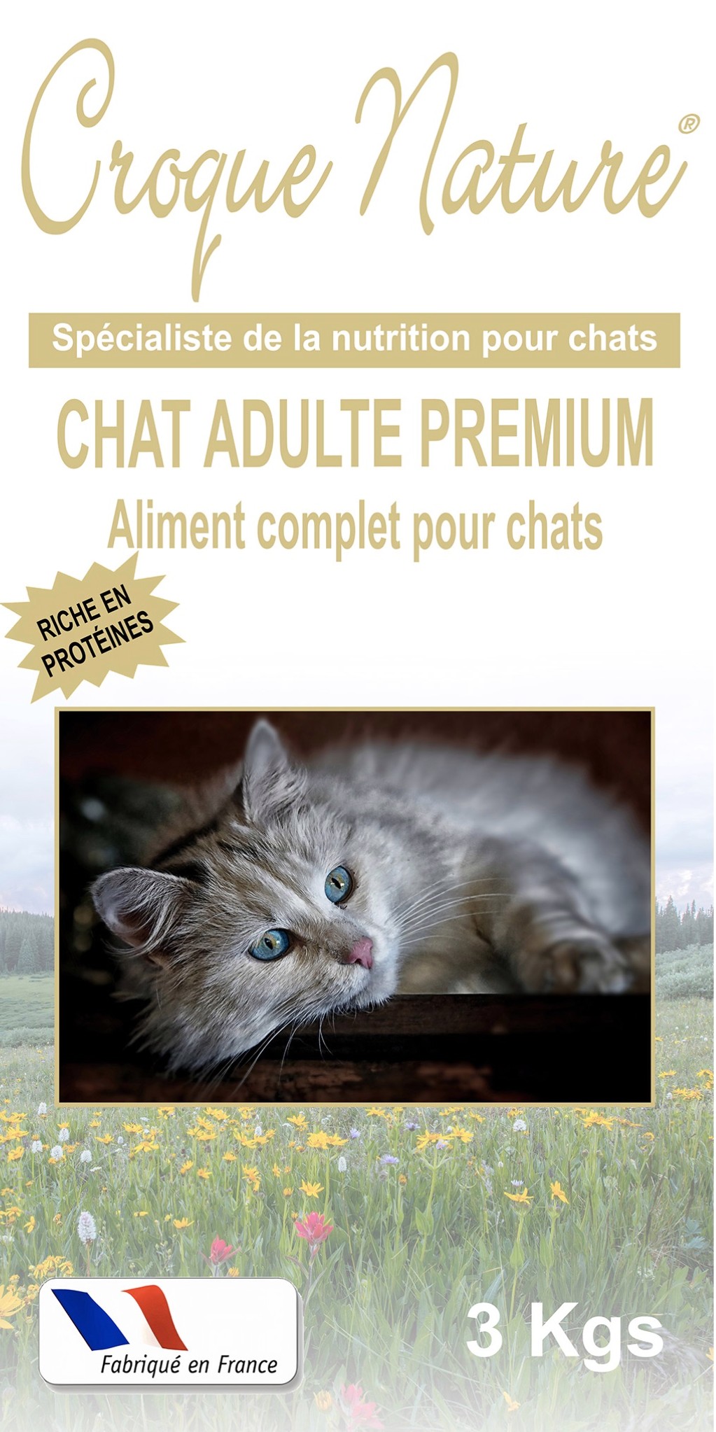 Croquettes Chat Adulte Prémium MARINES 95
