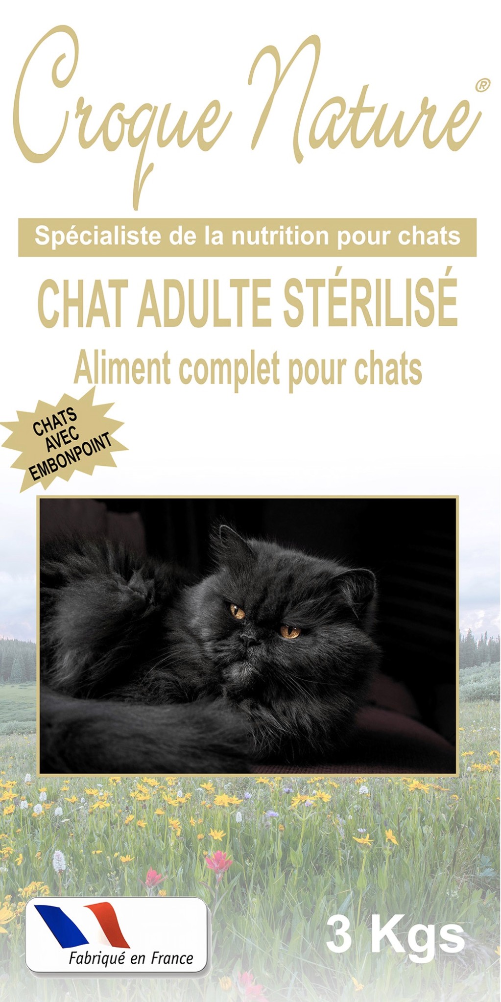 Croquettes Chat Adulte Stérilisé PARIS