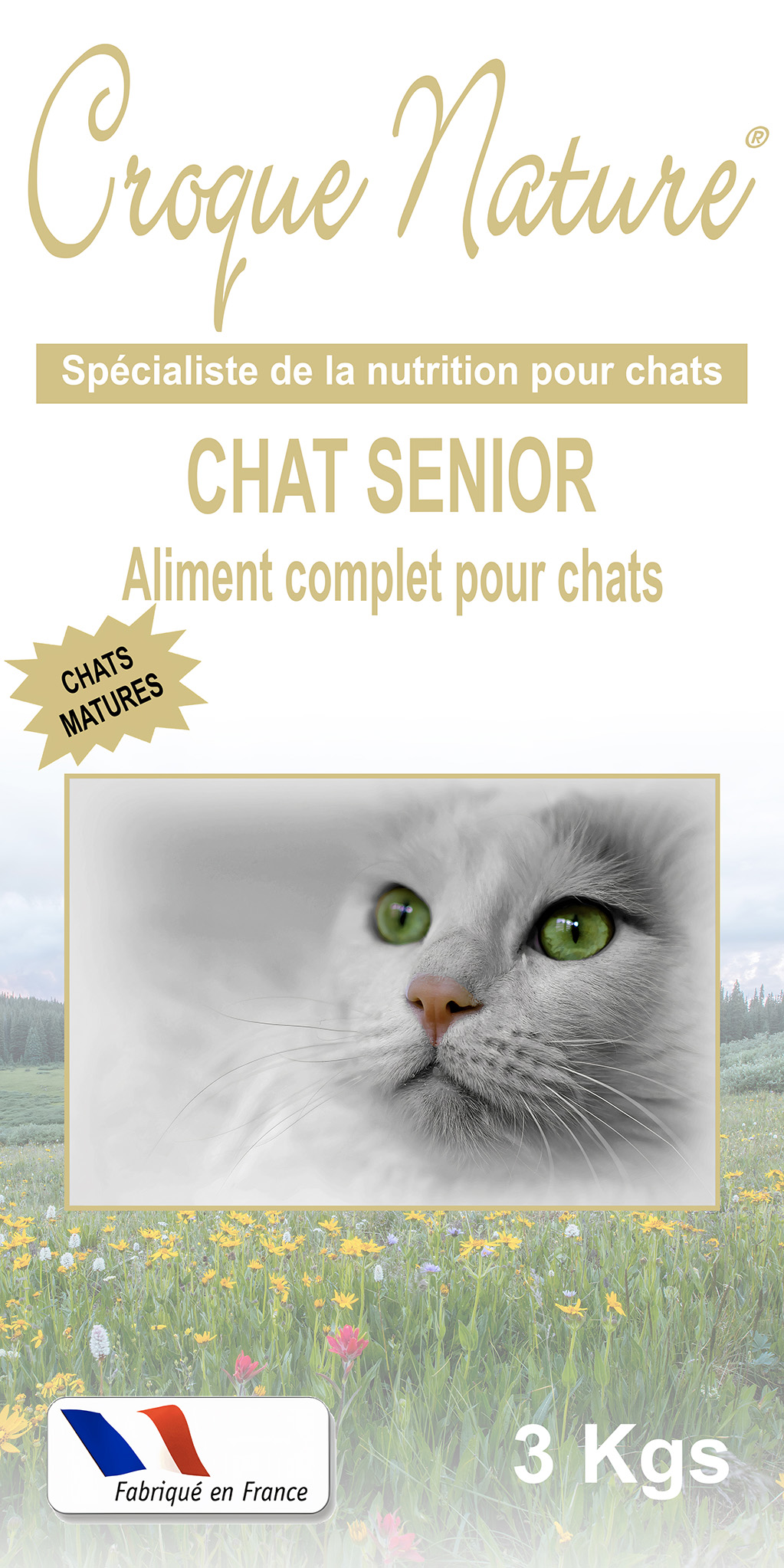 Croquettes pour chat Senior BUSSIÈRES 77
