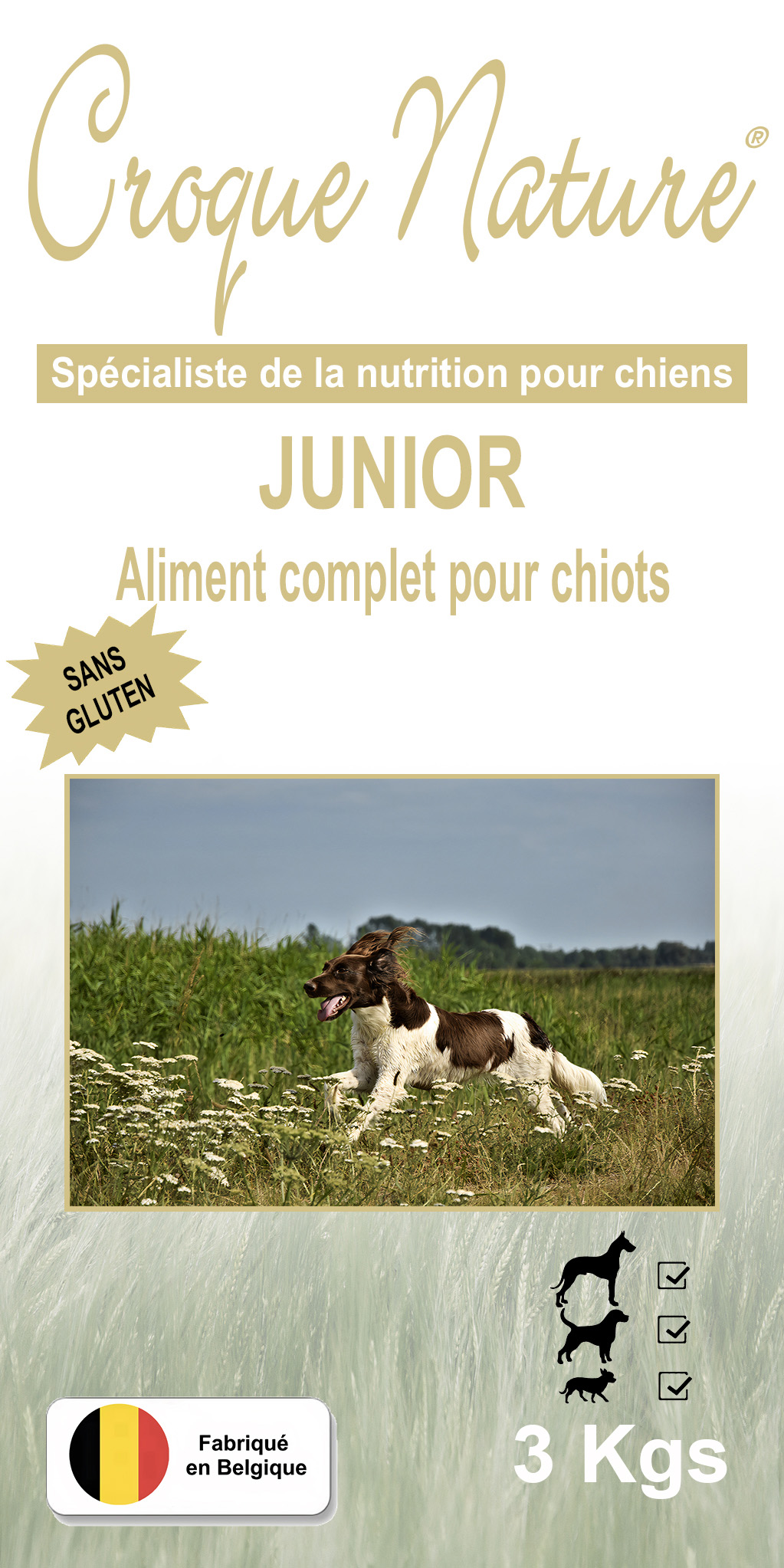 Croquettes pour chiots sans gluten PRIVAS 07
