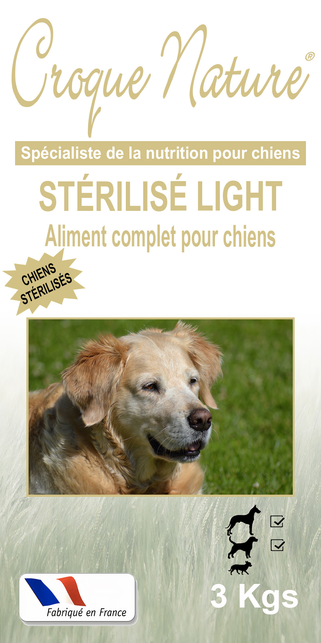 Croquettes chien Stérilisé Light LIMONY 07
