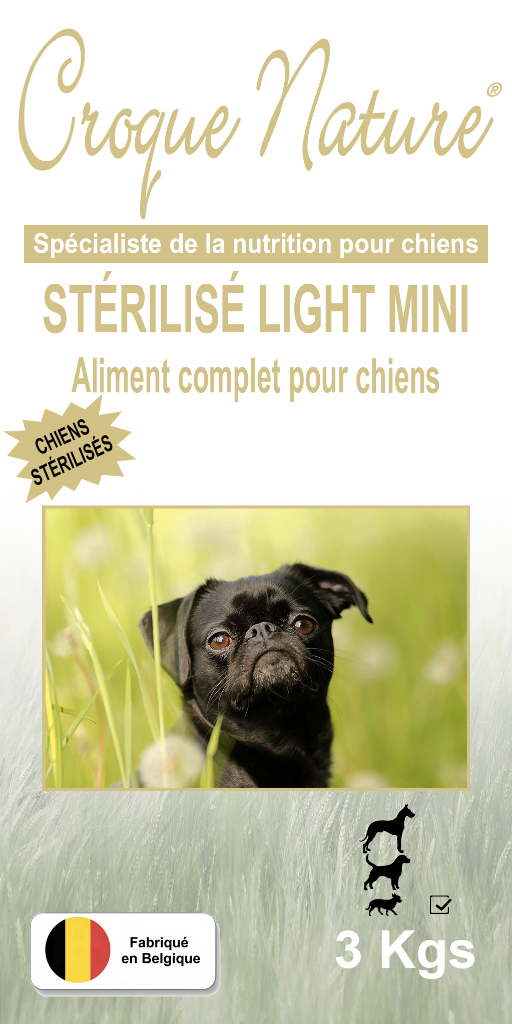 Croquettes pour chien Stérilisé Light Mini SÉNEUJOLS 43
